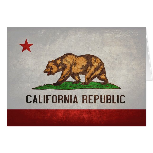 Drapeau d'état de la Californie (Devant Horizontal)