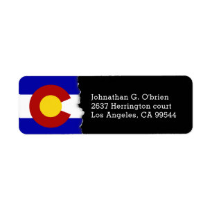 Drapeau d'état du Colorado personnalisé