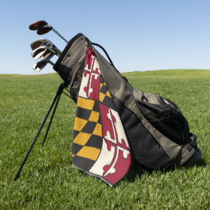 Drapeau d'État du Maryland Golf Serviette Peint à 