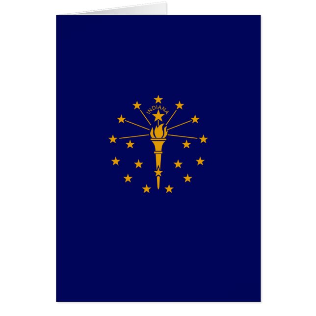 Drapeau d'état Indiana (Devant)
