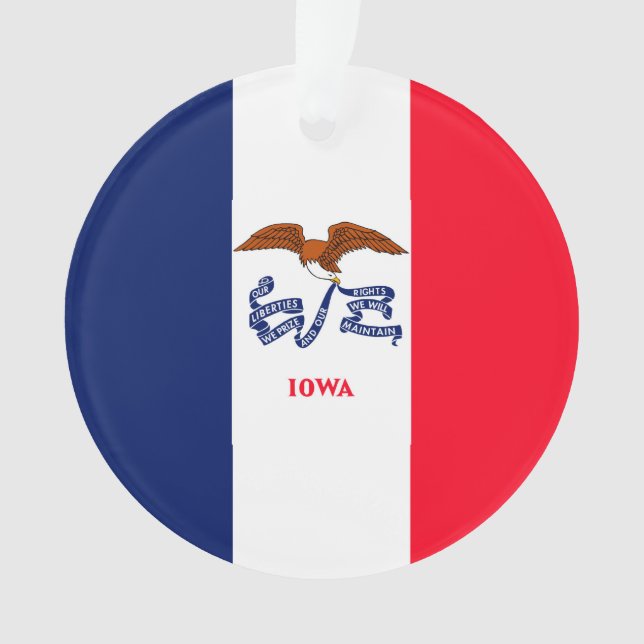 Drapeau d'État Iowa (devant)