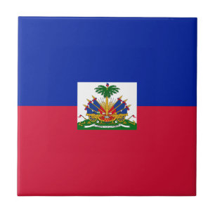 Drapeau d'Haïti - Flag of Haiti Tile