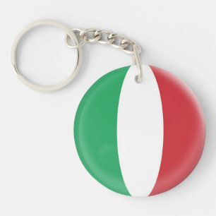 Drapeau d'Italien de l'Italie de porte-clés