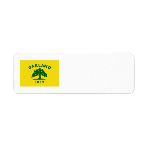 Drapeau d'Oakland, la Californie