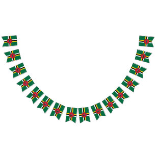 Drapeau Dominique banderole