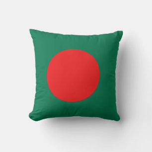 Drapeau du Bangladesh x Coussin du drapeau