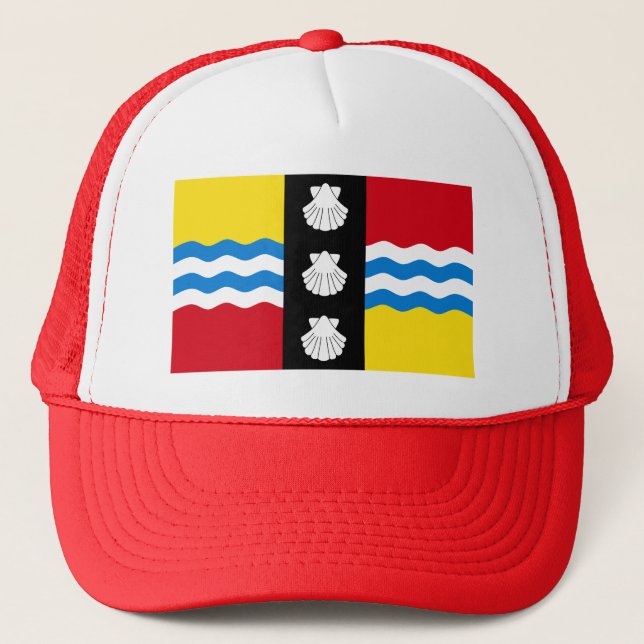 Drapeau du Bedfordshire Casquette en sueur de tête (Devant)