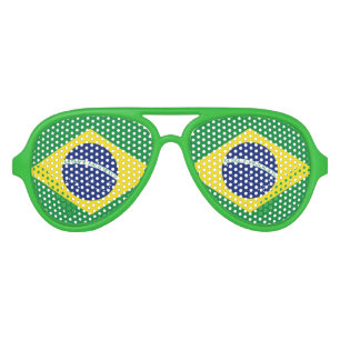 Drapeau du Brésil lunettes   Lunettes de soleil Br