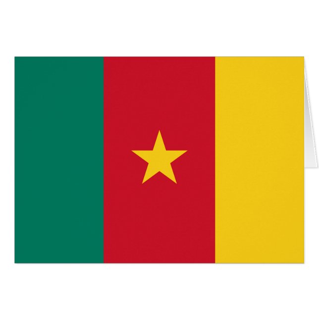Drapeau du Cameroun (Devant horizontal)