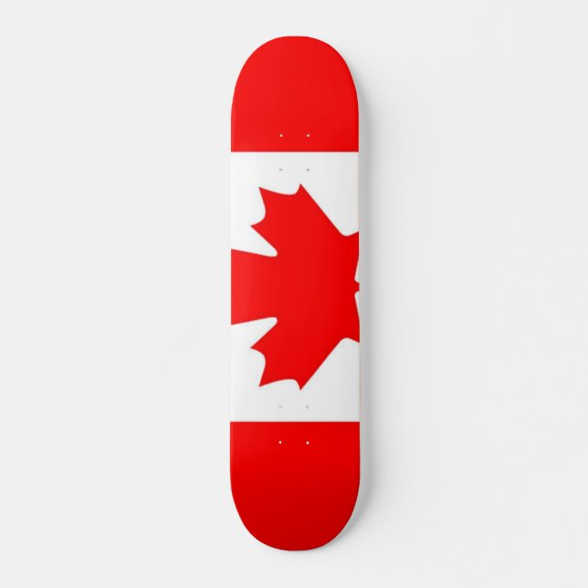 Drapeau du Canada Skateboard (Devant)