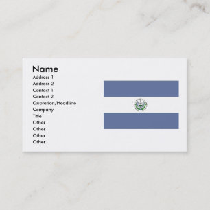 Drapeau du Carte de visite El Salvador