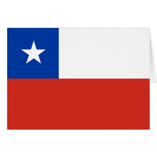 Drapeau du Chili (Devant horizontal)