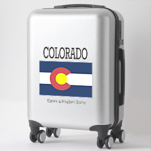 Drapeau du Colorado et étiquette de devise