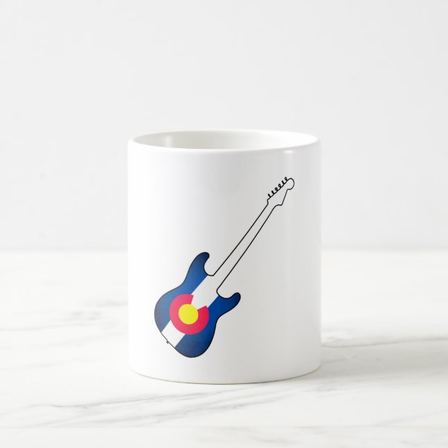 Drapeau du Colorado tasse de café (Centre)