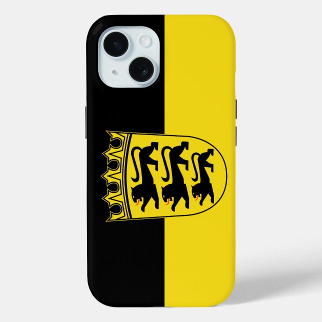 Drapeau du coque iphone-Coque du Bade-Wurtemberg (Verso)