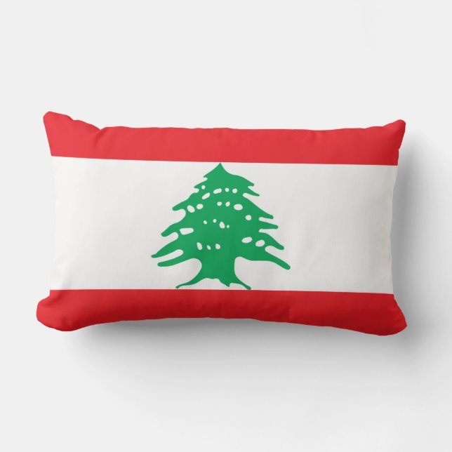 Drapeau du coussin libanais (Recto)