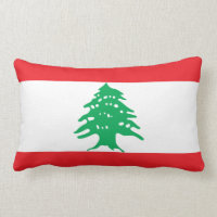 Drapeau du coussin libanais