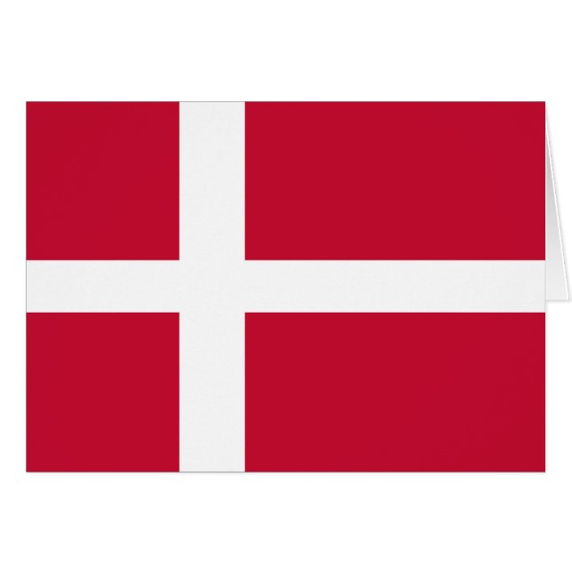 Drapeau du Danemark (Devant horizontal)