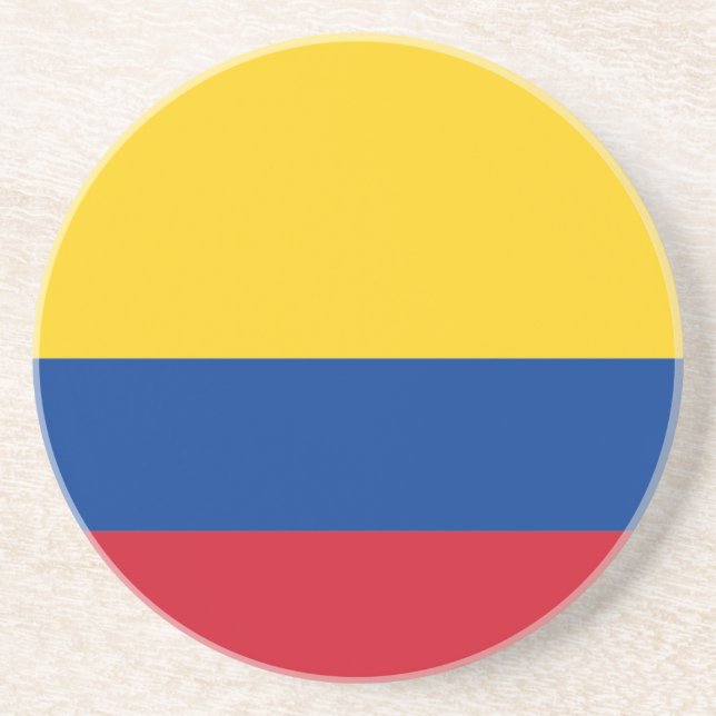 Drapeau du Dessous de verre colombien (Devant)