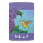 Drapeau du jardin des colibris