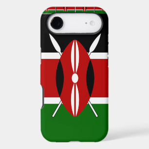 Drapeau du Kenya : avec cadre de drapeau miniature