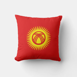 Drapeau du Kirghizistan x Coussin du Drapeau