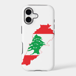 Drapeau du Liban Carte
