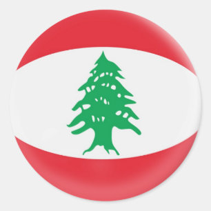 drapeau du Liban de 20 petit autocollants