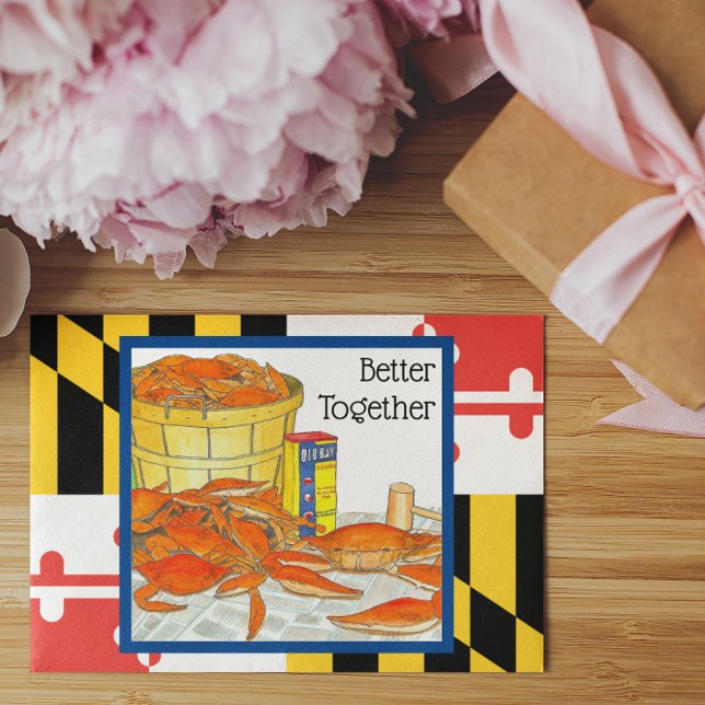 Drapeau du Maryland et carte de mariage faite sur (Créateur téléchargé)