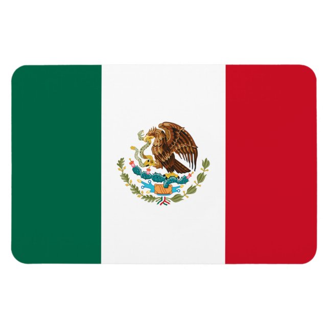 Drapeau du Mexique Magnet (Horizontal)