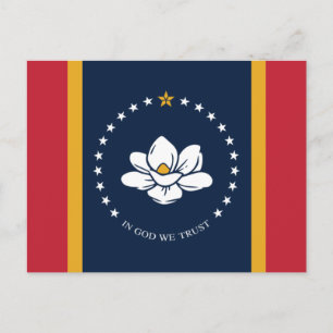 Drapeau du Mississippi (2020) Carte postale