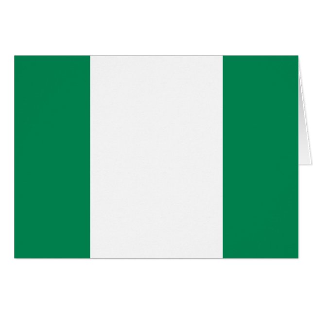 Drapeau du Nigeria (Devant horizontal)