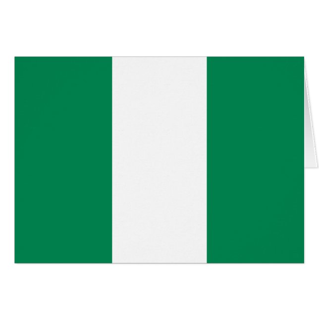Drapeau du Nigeria patriotique (Devant horizontal)