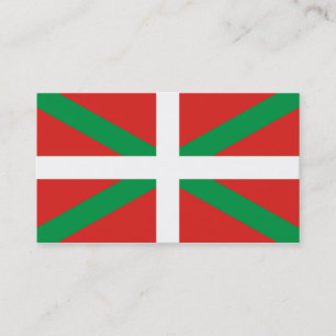 Drapeau du Pays basque Cartes de visite