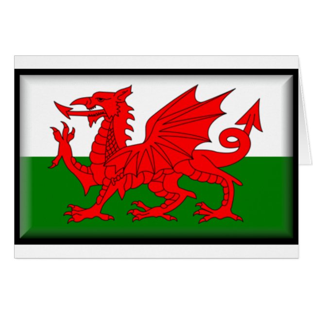 Drapeau du Pays de Galles (Devant horizontal)