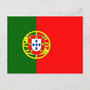 Drapeau du Portugal Carte postale