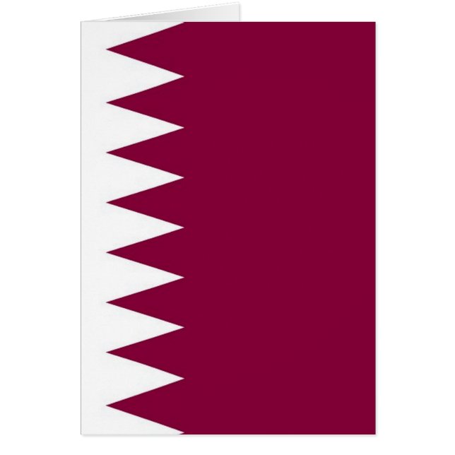 Drapeau du Qatar (Devant)