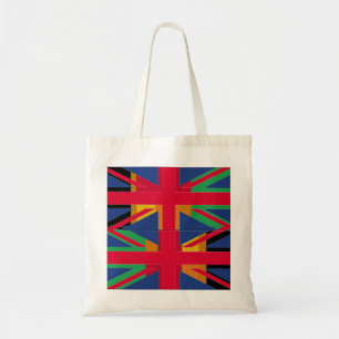 Drapeau du Royaume-Uni et sac du Bénin