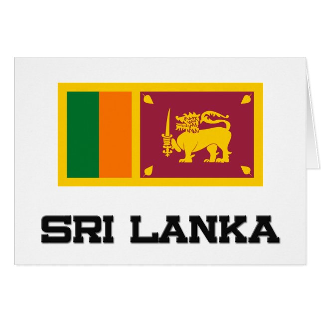 Drapeau du Sri Lanka (Devant horizontal)