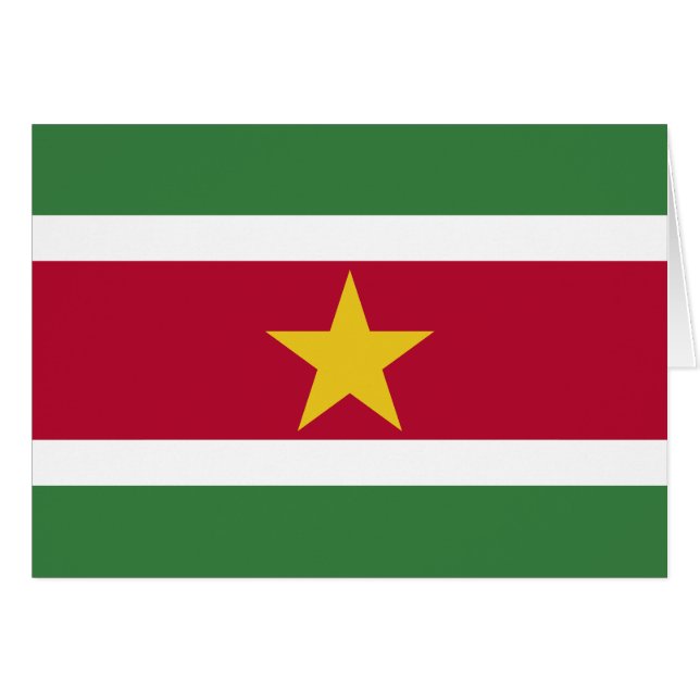 Drapeau du Suriname (Devant horizontal)