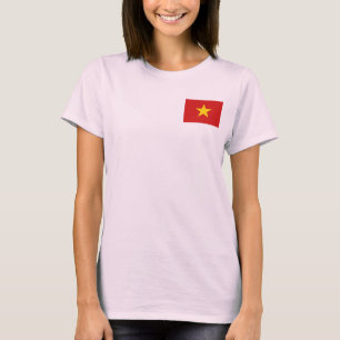 Drapeau du Vietnam + T-shirt de carte