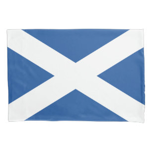Drapeau écossais de taie d'oreiller de drapeau de