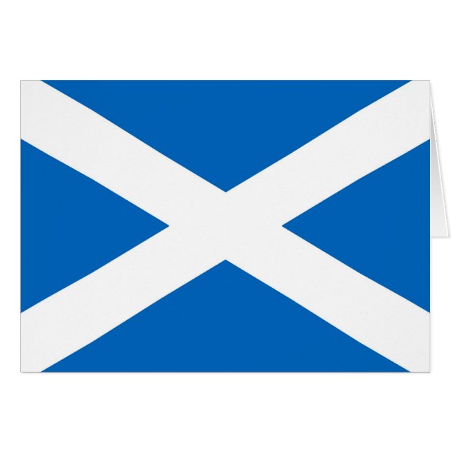 Drapeau écossais Saltire (Devant horizontal)
