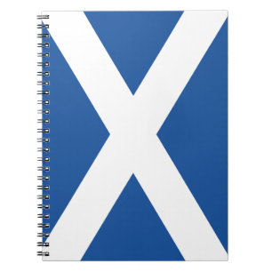 Drapeau écossais Scotland spiral carnet journal