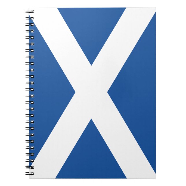 Drapeau écossais Scotland spiral carnet journal (Devant)