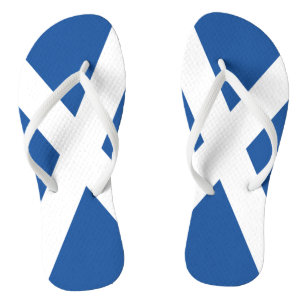 Drapeau écossais tongs de plage pour hommes et fem