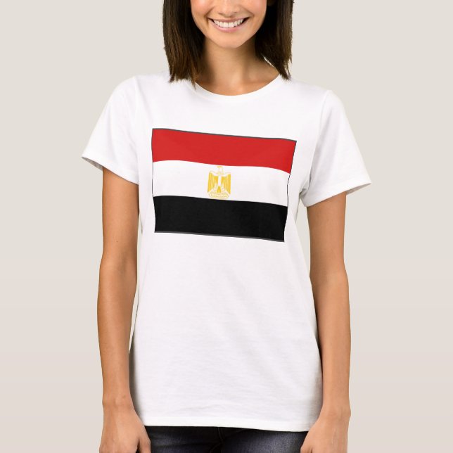 Drapeau égyptien x Carte T-shirt (Devant)