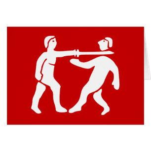 Drapeau Empire du Bénin / Carte Emblem