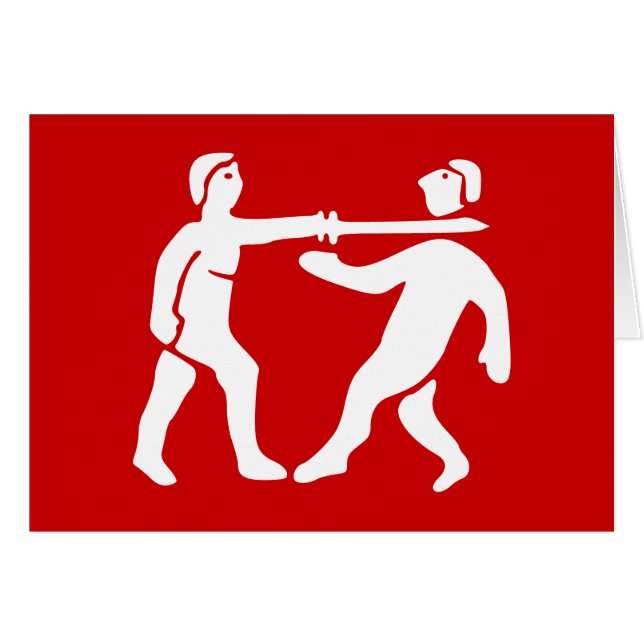 Drapeau Empire du Bénin / Carte Emblem (Devant horizontal)
