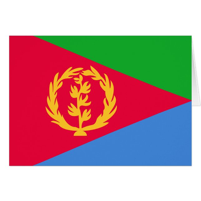 Drapeau Érythrée (Devant horizontal)